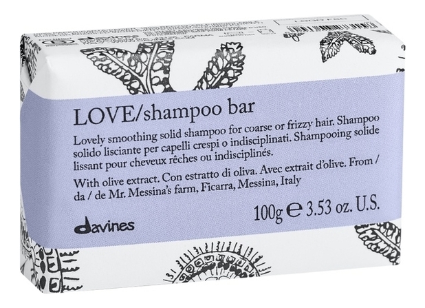 

Твердый шампунь для вьющихся волос с экстрактом миндаля Love Shampoo Bar 100г