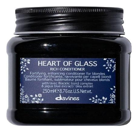 Купить Питательный кондиционер для светлых волос с экстрактом генипы Rich Conditioner Heart Of Glass 250мл, Davines