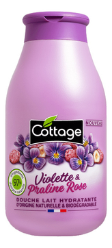 Увлажняющее молочко для душа Moisturizing Shower Milk Violet & Pink Praline 250мл
