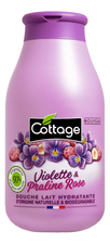 Cottage Увлажняющее молочко для душа Moisturizing Shower Milk Violet & Pink Praline 250мл