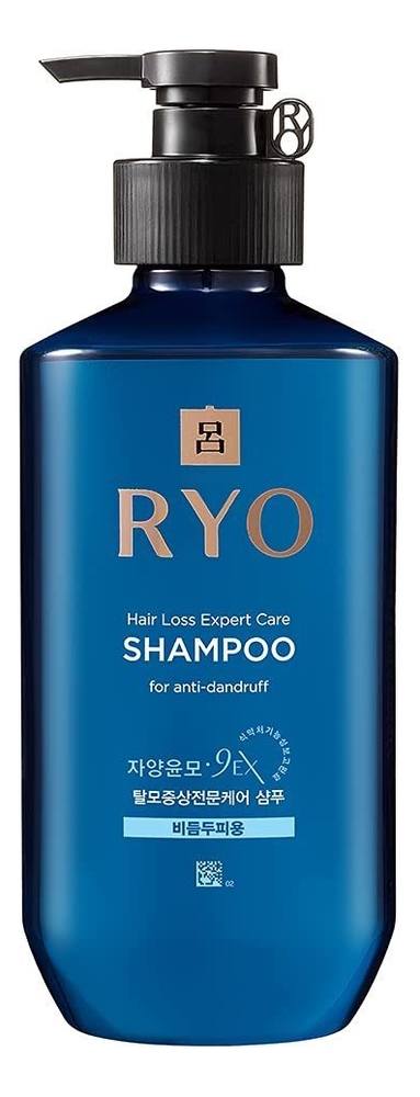 Купить Шампунь для волос против перхоти и выпадения Hair Loss Expert Care Shampoo For Anti-Dandruff: Шампунь 400мл, Ryo