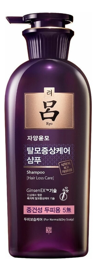 Шампунь против выпадения для нормальной и сухой кожи головы Hair Loss Care Shampoo For Normal & Dry Scalp: Шампунь 400мл