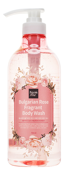Гель для душа с экстрактом розы Bulgarian Rose Fragrant Body Wash 750мл