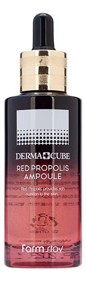

Ампульная сыворотка с прополисом и экстрактом гибискуса Derma Cube Red Propolis Ampoule 55мл