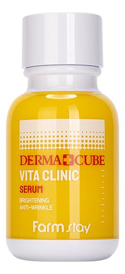 

Витаминная сыворотка для сияния кожи лица Derma Cube Vita Clinic Serum 50мл
