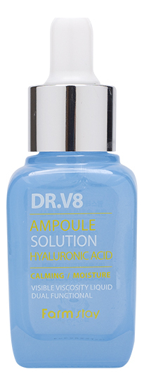 Купить Ампульная сыворотка для лица с гиалуроновой кислотой DR.V8 Ampoule Solution Hyaluronic Acid 30мл, Farm Stay