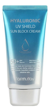 Farm Stay Солнцезащитный крем для лица Hyaluronic UV Shield Sun Block Cream SPF50+ PA+++ 70г