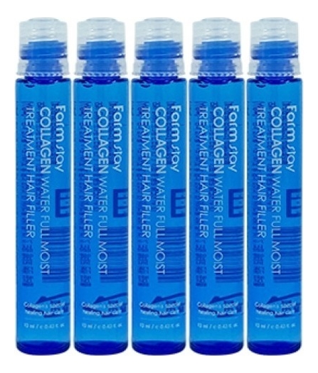 

Филлер для волос с коллагеном Collagen Water Full Moist Treatment Hair Filler: Филлер 5*13мл, Филлер для волос с коллагеном Collagen Water Full Moist Treatment Hair Filler