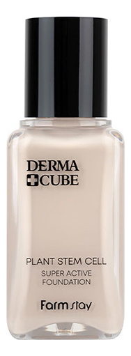 Тональный крем с лифтинг-эффектом Derma Cube Plant Stem Cell Super Active Foundation SPF30 PA++ 50мл: 13 Natural Ivory