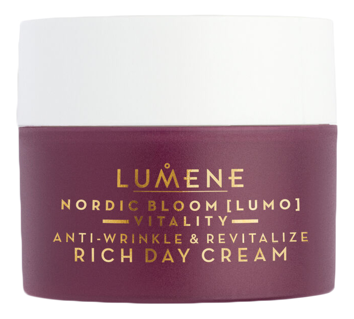 

Восстанавливающий дневной крем против морщин Nordic Bloom [Lumo] Vitality Anti-Wrinkle & Revitalize Rich Day Cream 50мл