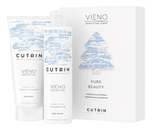 CUTRIN Набор для чувствительной кожи головы Vieno Sensitive (шампунь 250мл + кондиционер 200мл)
