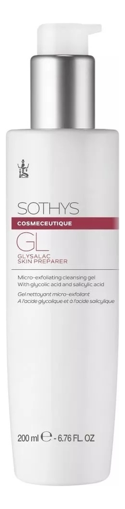 Мультиактивный очищающий гель для лица с кислотами GL Glysalac Skin Preparer 200мл очищающий гель для лица sothys preparer