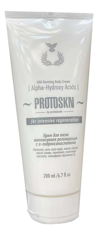 Купить Крем для тела интенсивная регенерация с А-гидроксикислотами Alpha-Hydroxy Acids Reviving Body Cream: Крем 200мл, Protokeratin