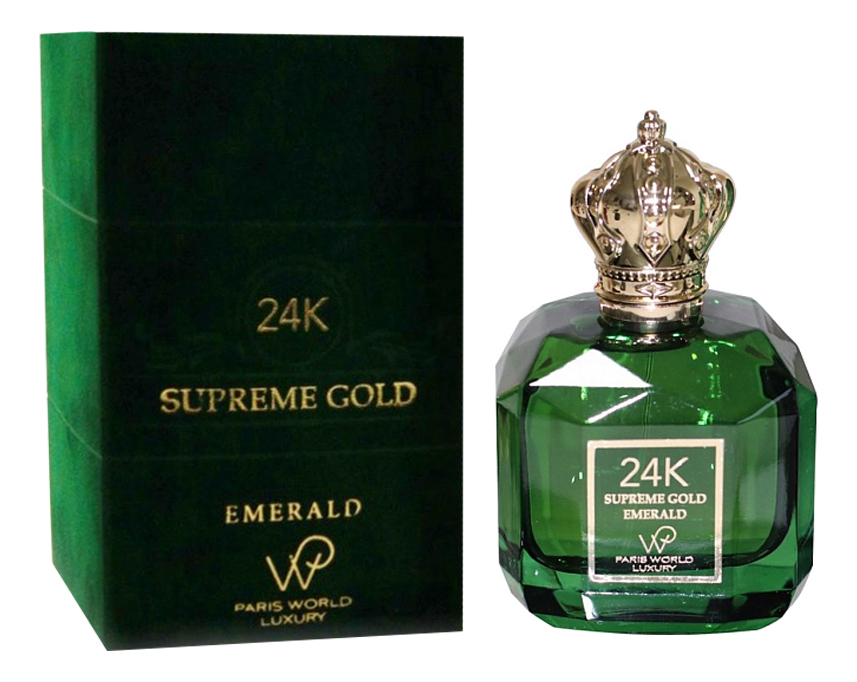 парфюмерная вода paris world luxury 24k supreme gold emerald 100 мл 24K Supreme Gold Emerald: парфюмерная вода 100мл