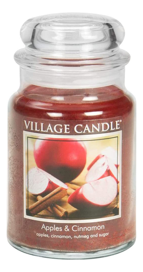 

Ароматическая свеча Apples & Cinnamon: свеча 602г, Ароматическая свеча Apples & Cinnamon