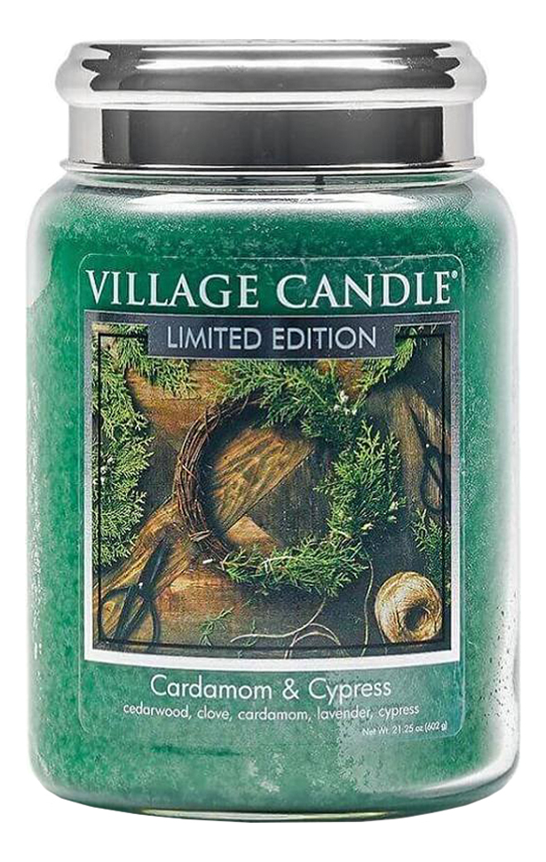 Ароматическая свеча Cardamom & Cypress: свеча 602г