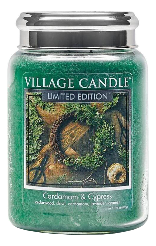 

Ароматическая свеча Cardamom & Cypress: свеча 602г, Ароматическая свеча Cardamom & Cypress