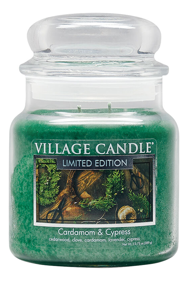 Ароматическая свеча Cardamom & Cypress: свеча 389г