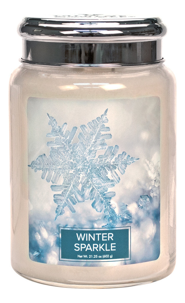 

Ароматическая свеча Winter Sparkle: свеча 602г, Ароматическая свеча Winter Sparkle