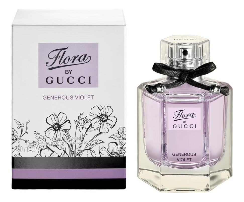 Flora by Gucci Generous Violet: туалетная вода 50мл flora by gucci туалетная вода 1 5мл