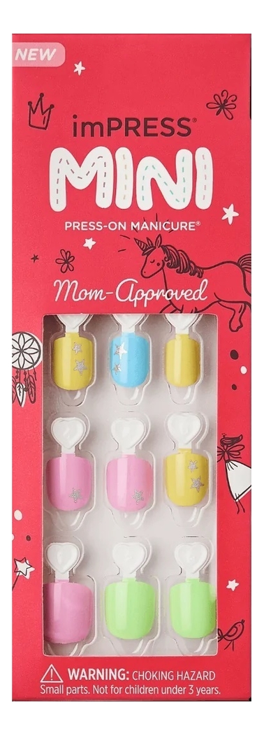 

Накладные ногти Лучшие подружки Impress Mini Besties KIMK03C (без клея, короткая длина)