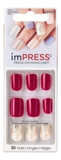 

Накладные ногти Вишневый ликер Impress Manicure Accents BIPA212XC (короткая длина)