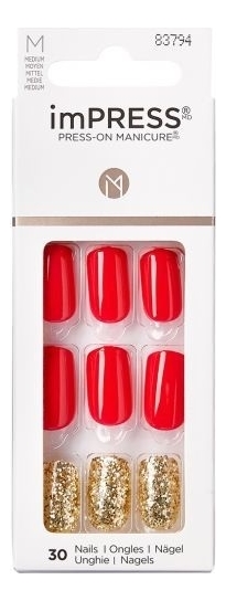 

Накладные ногти Графиня Impress Manicure Color KIMM08C (средняя длина)