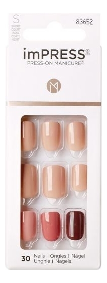 

Накладные ногти Оттенки заката Impress Manicure Color KIM001C 30шт (короткая длина)