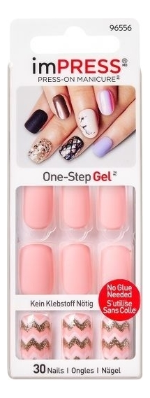 

Накладные ногти Розовый мусс Impress Manicure Accents BIPN014 30шт (короткая длина)