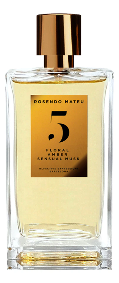 Rosendo Mateu №5 Floral, Amber, Sensual Musk