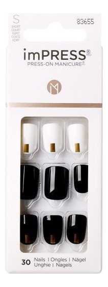 

Накладные ногти Ход королевы Impress Manicure Color KIM004C 30шт (короткая длина)