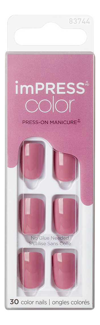 

Накладные ногти Бархатный лепесток Impress Manicure Color KIMC005C 30шт (короткая длина)