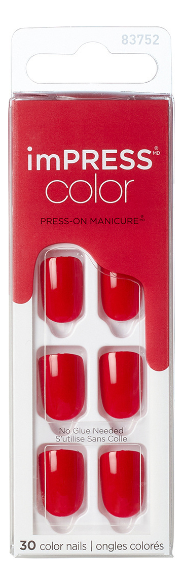 

Накладные ногти Фиеста Impress Manicure Color KIMC013C 30шт (короткая длина)