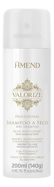 

Сухой шампунь для волос с витамином Е Dry Shampoo Anti-Aging 200мл