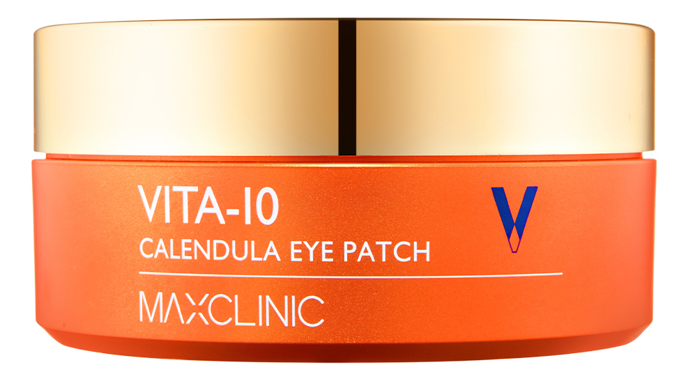 Купить Гидрогелевые патчи для области вокруг глаз с витаминами и экстрактом календулы Vita-10 Calendula Eye Patch 60шт, Maxclinic