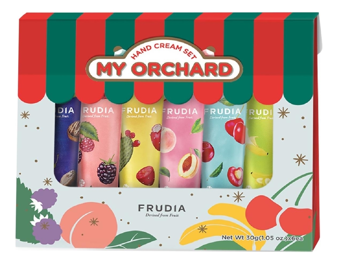 Набор кремов для рук Фруктовая ярмарка My Orchard Hand Cream Set 6*30мл