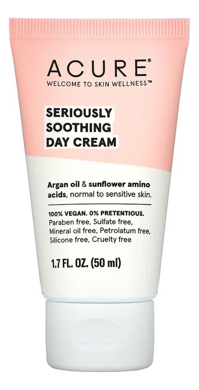 Дневной крем для лица Seriously Soothing Day Cream 50мл крем для лица acure крем для лица дневной аргановое масло и аминокислоты seriously soothing