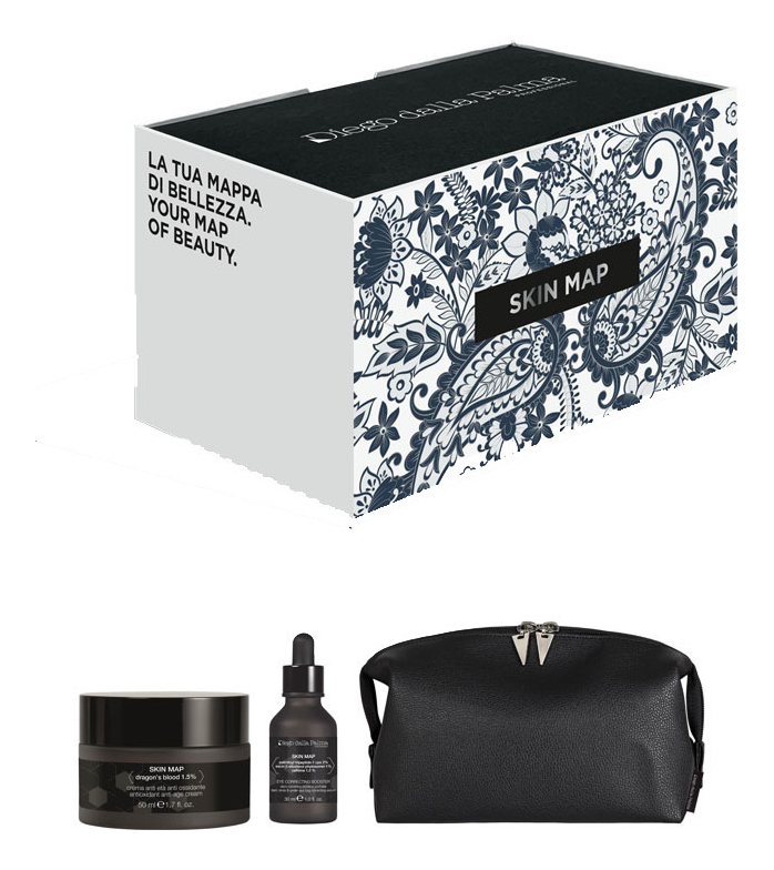 

Набор для лица Skin Map (крем Antioxidant Anti-age Cream 50мл + сыворотка для области вокруг глаз Dark Circle And Under Eye Correcting Serum 15мл + косметичка)