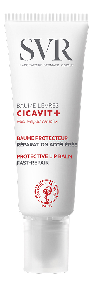Насыщенный бальзам для губ Cicavit+ Levres 10г бальзам для губ восстанавливающий cicavit svr свр 10г