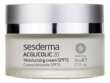 Sesderma Увлажняющий крем для лица с гликолевой кислотой Acglicolic 20 Crema Hidratante SPF15 50мл