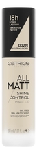Catrice Cosmetics Тональная основа для лица All Matt Shine Control Make Up 30мл