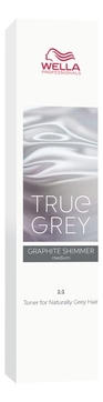 Тонирующий тонер для натуральных седых волос True Grey Toner 60мл