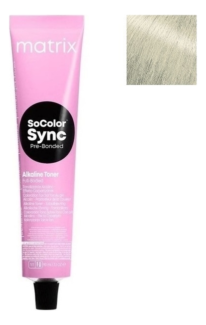 Крем-краска для волос без аммиака SoColor Sync Pre-Bonded Toner 90мл: 8AG