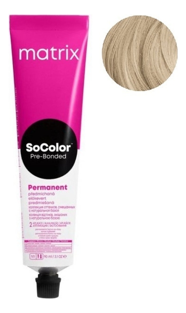 

Перманентная краска для волос SoColor Pre-Bonded Permanent 90мл: 10N, Перманентная краска для волос SoColor Pre-Bonded Permanent 90мл