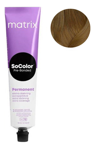 

Перманентная краска для окрашивания седины SoColor Pre-Bonded Permanent Extra Coverage 90мл: 506NW Темный блондин натуральный теплый, Перманентная краска для окрашивания седины SoColor Pre-Bonded Permanent Extra Coverage 90мл
