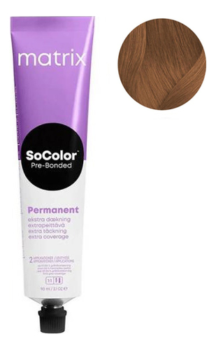 

Перманентная краска для окрашивания седины SoColor Pre-Bonded Permanent Extra Coverage 90мл: 508BC Светлый блондин коричнево-медный, Перманентная краска для окрашивания седины SoColor Pre-Bonded Permanent Extra Coverage 90мл
