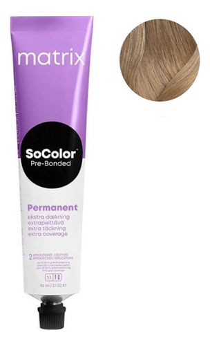 

Перманентная краска для окрашивания седины SoColor Pre-Bonded Permanent Extra Coverage 90мл: 509G Очень светлый блондин золотистый, Перманентная краска для окрашивания седины SoColor Pre-Bonded Permanent Extra Coverage 90мл