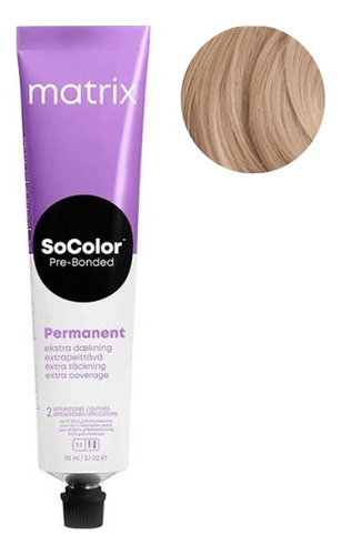 Перманентная краска для окрашивания седины SoColor Pre-Bonded Permanent Extra Coverage 90мл: 510NA Очень-очень светлый блондин натуральный пепельный