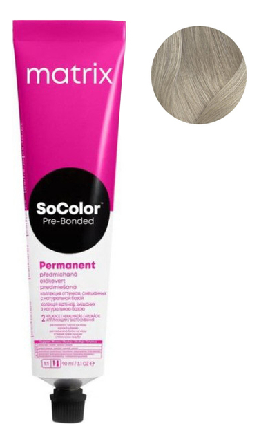 Перманентная краска для волос SoColor Pre-Bonded Permanent 90мл: 10AV