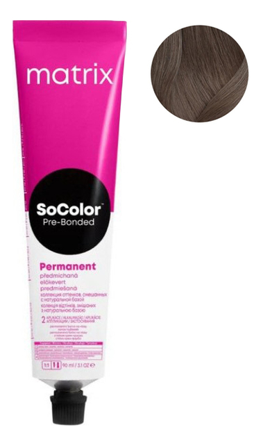 Перманентная краска для волос SoColor Pre-Bonded Permanent 90мл: 5AV